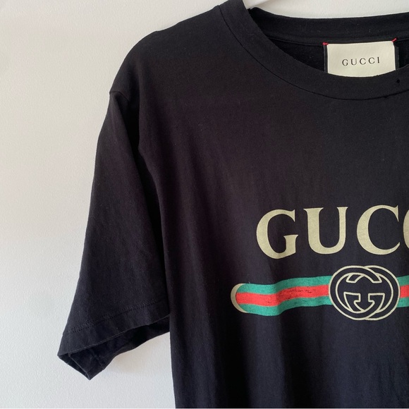 Women’s Oversize Black Gucci Oversized T-Shirt - Picture 4 of 16